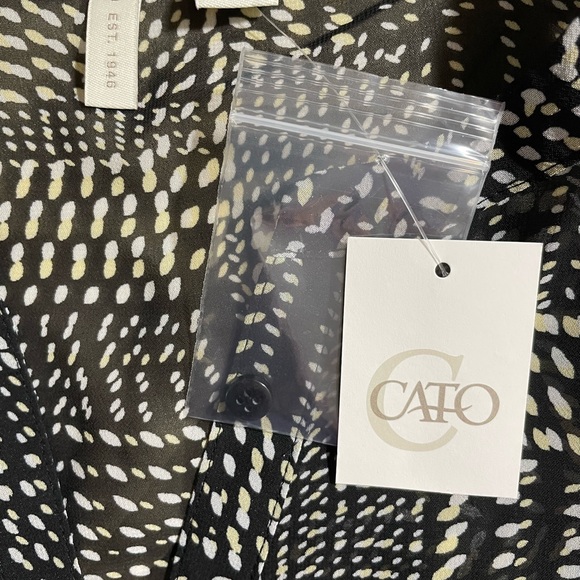 NWT Cato Black and White high/low top - Picture 6 of 6